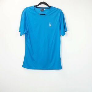 Syper Medium Mens Blue Mesh Tee Shirt